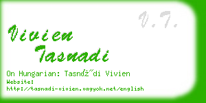 vivien tasnadi business card